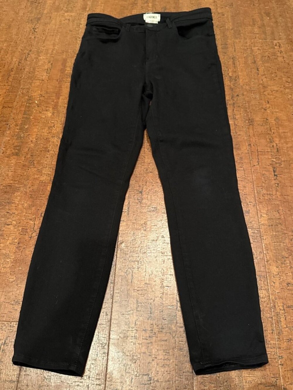 L’agence Women’s 29 Black High Rise Margot Skinny Jeans Stretch Denim